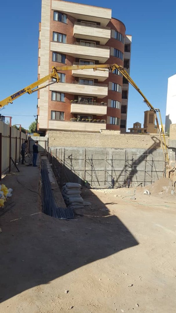 پروژه بتن ریزی خیابان اطلسی